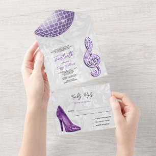 Damask, Lila Stiletto, Music & Disco Boll 40:e