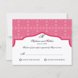 Damask Monogram Honeysuckle OSA kort