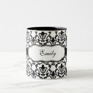 Damask Mugg Lägg till ditt namn