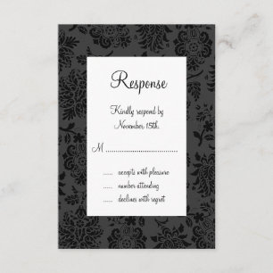 Damask Paris OSA (svart) Kort