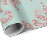 Damask Ro Guld Royal Metallic Glitter Presentpapper<br><div class="desc">Glam och Chic Wrapping Papper för många tillfällen som födelsedag,  årsdag,  bröllop,  brudens sida,  nytt jobb,  nytt hem,  företag party,  pension party,  nyfödd bebis, ,  florenceK</div>