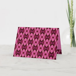 Damask Rosa Hearts Meddelande