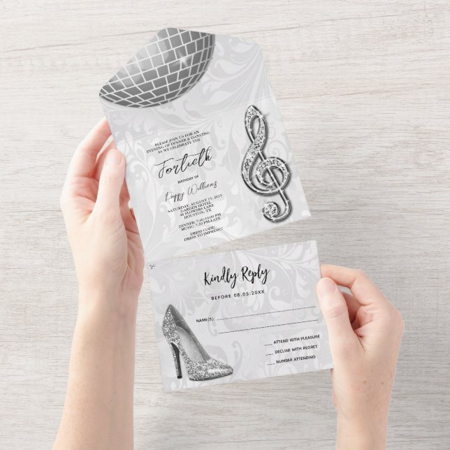Damask, Silver Stiletto, Music & Disco Boll 40:e (Tearaway)
