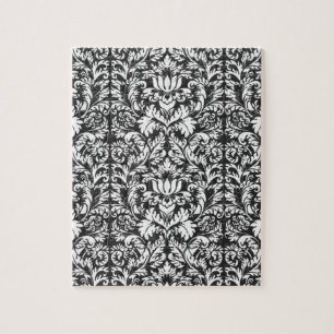 Damask Snöre Brocade Classic Tapet Pussel