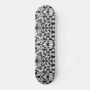 Damask Snöre Brocade Classic Tapet Skateboard Bräda 20,5 Cm