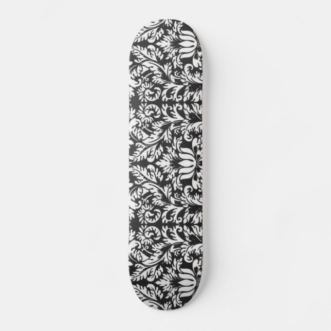 Damask Snöre Brocade Classic Tapet Skateboard Bräda 20,5 Cm (Framsida)