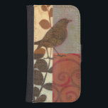Damask Sparrow Plånboksfodral För Samsung Galaxy S4<br><div class="desc">Den här bran av contemporaryn är en brun gnista och andra kollage-inspirerade detaljer som ger tecken till alla vardagsrum eller matrum. Bilden innehåller ett rött och brunt färg-tema. Skaffa den här vackra och unika konsten av konstnären Norman Wyatt idag.</div>