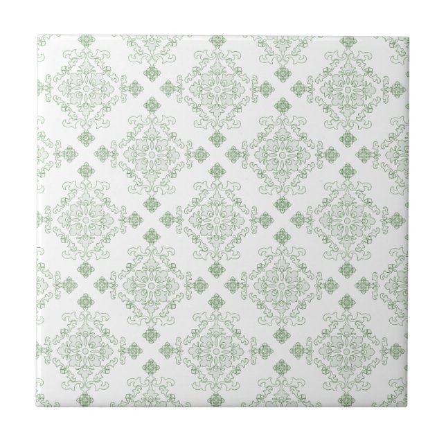 Damask stil kakelplatta (Framsidan)
