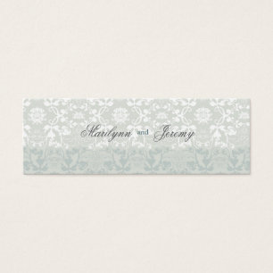Damask Swirls Snöre Dream Anpassningsbar Tack Gift Litet Visitkort