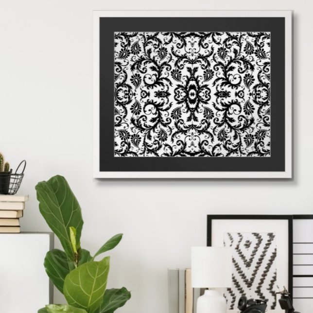 Damask Virvel Bröllopsmönster 2 Poster (Skapare uppladdad)