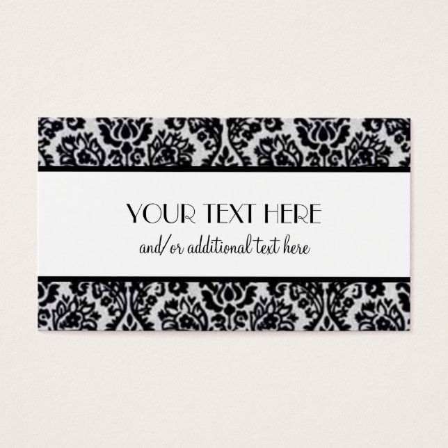 Damask Visitkort (Framsidan)