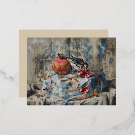 Damask - vykort för olja