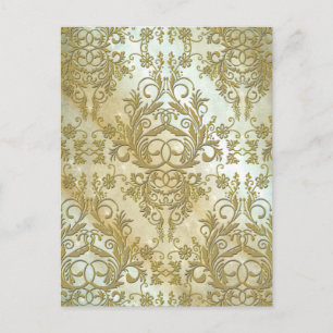 Damask Wildblommor, MORNING STARS Vykort