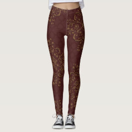 Damask | Zazzle_Growshop Leggings