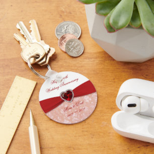 Damaskens 40-årsdag Bröllop Nyckelring