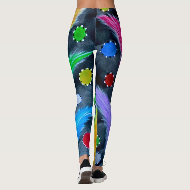 Damasker 3 leggings (Baksida)