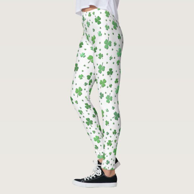 Damasker - All över - duschar av Shamrocks Leggings (Vänster)
