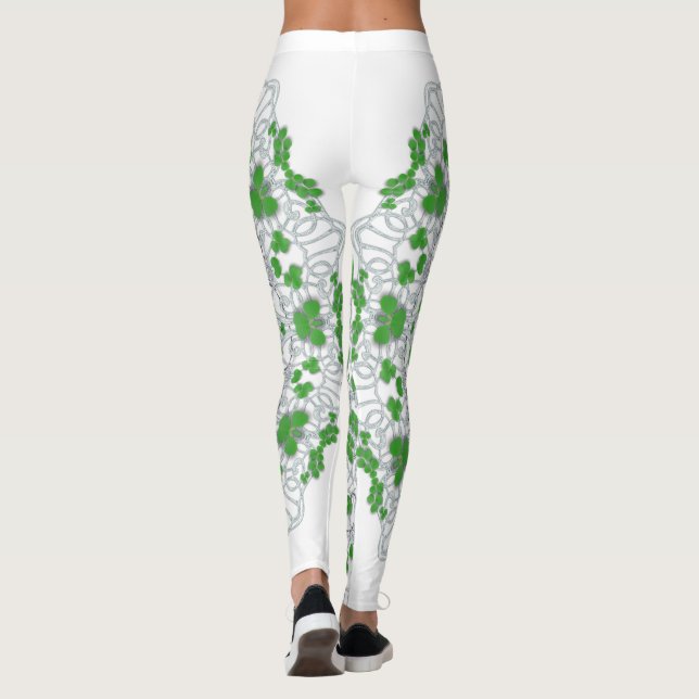 Damasker - All över - klöver Kaleidoscopic 2 Leggings (Baksida)
