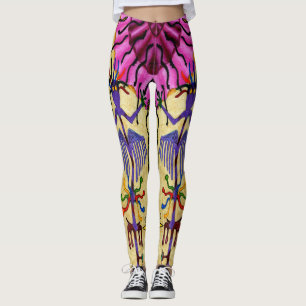 Damasker Dwainizms färgrik "för optiska Leggings