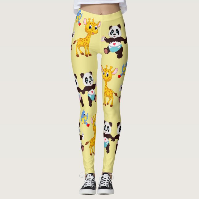 Damasker för AdultBaby damasker | ABDL | B4L Leggings (Framsida)