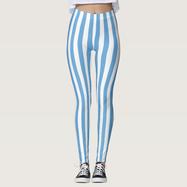 Damasker för Argentina randflagga Leggings (Framsida)