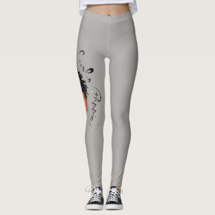 DAMASKER FÖR CURLZ "KRULLAR LIZAEN POPPIN" LEGGINGS