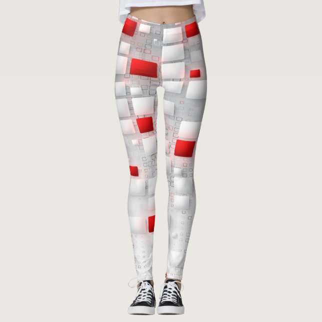 damasker för damer för damaskercandy cane leggings (Framsida)