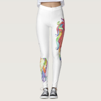 Damasker för damregnbågeUnicorn Leggings