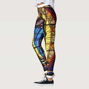 Damasker för fönster för fläckexponeringsglask leggings
