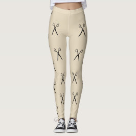 Damasker för frisör leggings