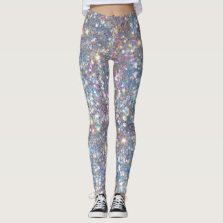 DAMASKER för Holo glam glittertryck från Glitz! Leggings