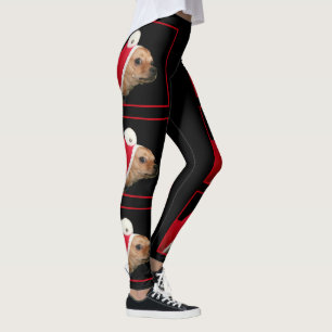 Damasker för julChihuahuahund Leggings