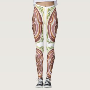 Damasker för logotyp för födelsekonster leggings