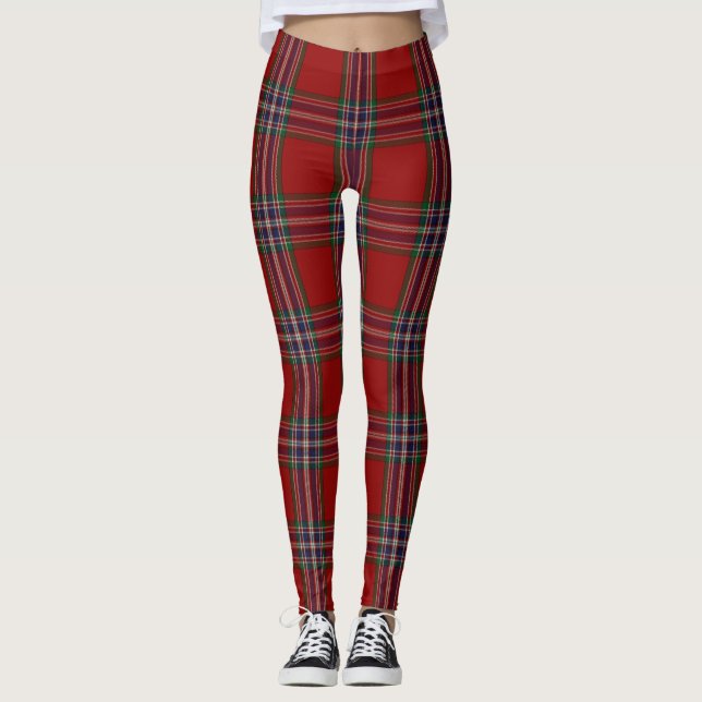 Damasker för MacFarlane Tartanpläd Leggings (Framsida)