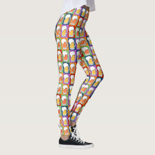 Damasker för ÖLpopkonst Leggings