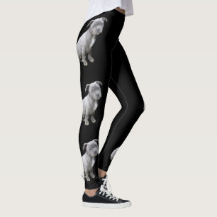 Damasker för Pitbull valphund Leggings
