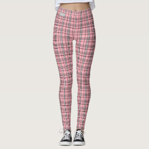Damasker för pläd för SERESHKI-SAMLING rosa Leggings