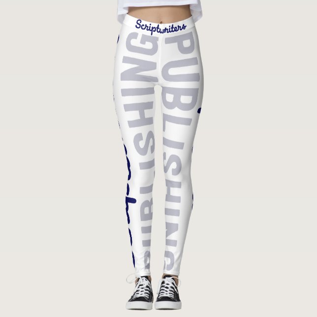 Damasker för publicera för Scriptwriters Leggings (Framsida)