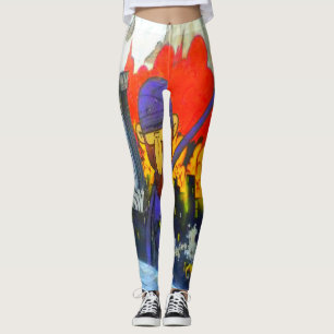 Damasker för revolution för konst för leggings