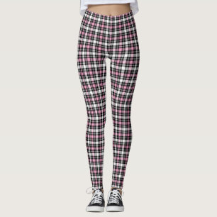 Damasker för s för rosa plädkvinnor '' leggings