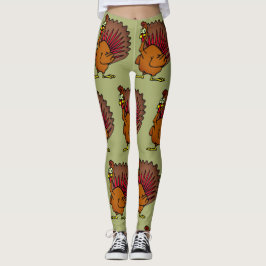 Damasker för skörd för kalkonthanksgivingdag leggings