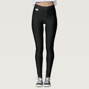 Damasker för streck för SERESHKI-SAMLINGSBLK Leggings