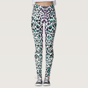 Damasker för tryck för körsbärsröda leggings