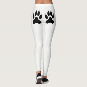 Damasker för vittasstryck leggings