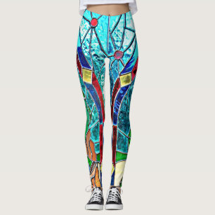Damasker för Wizard of Oz smaragdslott Leggings