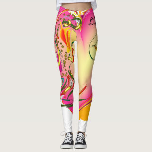 damasker för yoga leggings