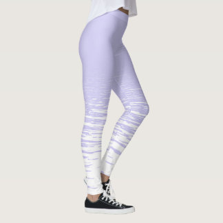 Damasker i ljus lavendel skuggar leggings