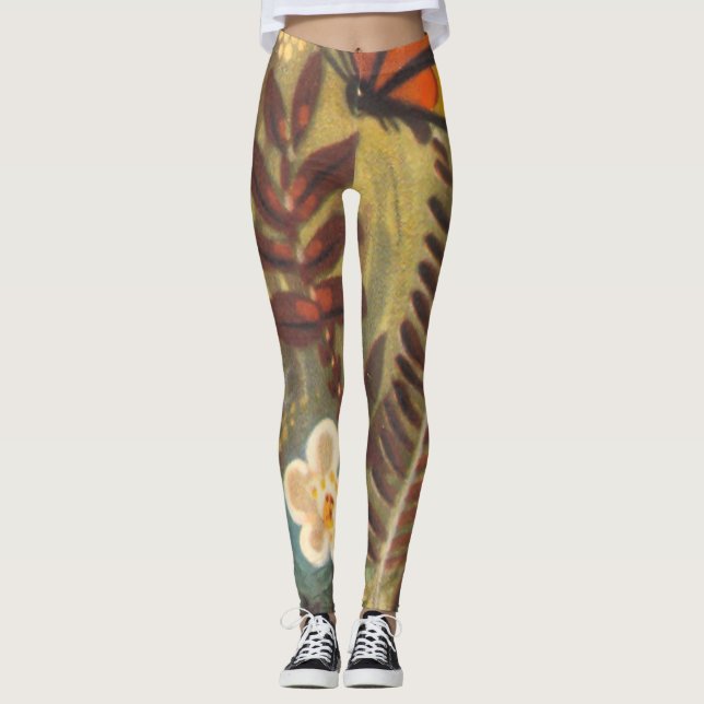 Damasker - Muinasjutt/sagan specificerar design Leggings (Framsida)