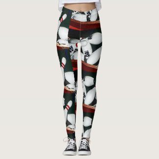 Damasker: Sportsamling (bowlingstift 2) Leggings
