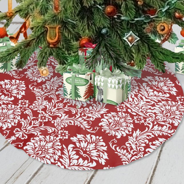 Damaskjul Julgransmatta Borstad Polyester (Skapare uppladdad)